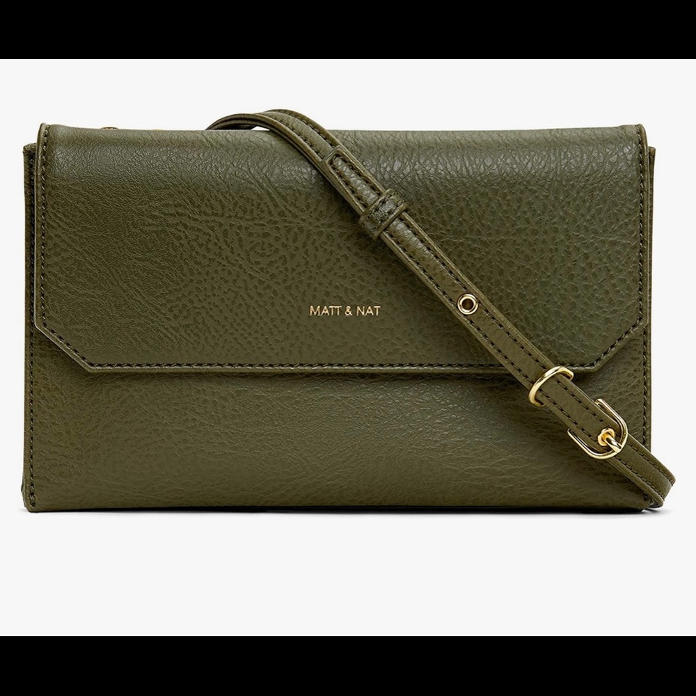 Matt & Nat Dwell Crossbody Bag in Leaf